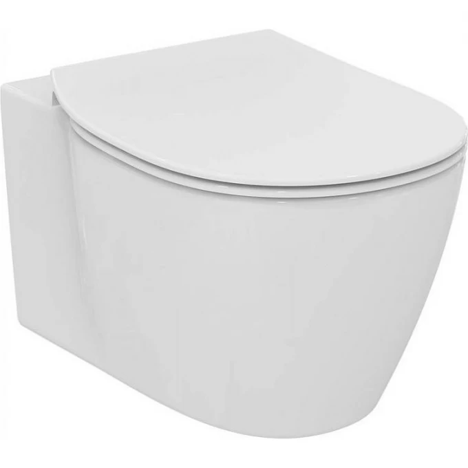 Унитаз подвесной IDEAL STANDARD CONNECT AQUABLADE, со скрытым крепежом, глубокий смыв E047901